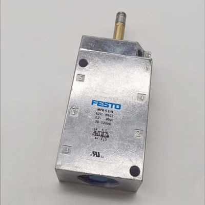 FESTO شیر هوا 8BAR شیر سولینوئید آلومینیوم / مس / آهن برای ماشین چاپ آفست