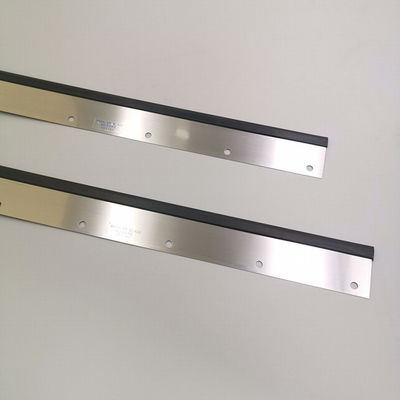 تیغه شستشوی هایدلبرگ 960x60x2mm مواد لاستیکی/آهن 10 سوراخ برای قطعات یدکی ماشین چاپ SOR
