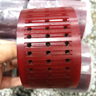 چرخ مکش لاستیکی قطعات ماشین تاشو STAHL رنگ قرمز Heidelberg Stahlfolder