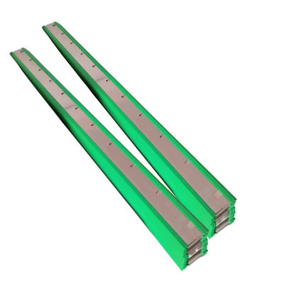 رنگ سبز SM102 CD102 با هم سازنده لاستیک شستشوی تیغه با مواد پلی اورتان / لاستیک / فولاد برای چاپ آفست