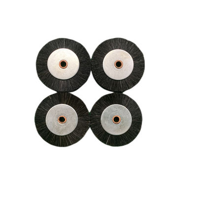 چرخ برس سخت رنگ سفید برای دستگاه چاپ رولند