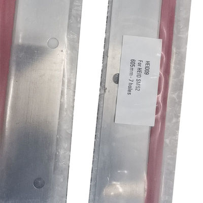 ضد اشعه ی UV چاپگر هایدلبرگ شستشو کردن تیغه 605x46x0.5mm با 7 سوراخ برای SM52 PM52