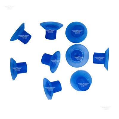 رنگ آبی پلی و لاستیک مکش برای ماشین برش 32 * 18mm پا بلند مکش